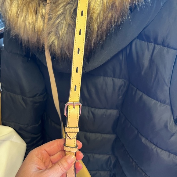 Rebecca Minkoff Beige Leather Saddle Crossbody - Picture 6 of 6